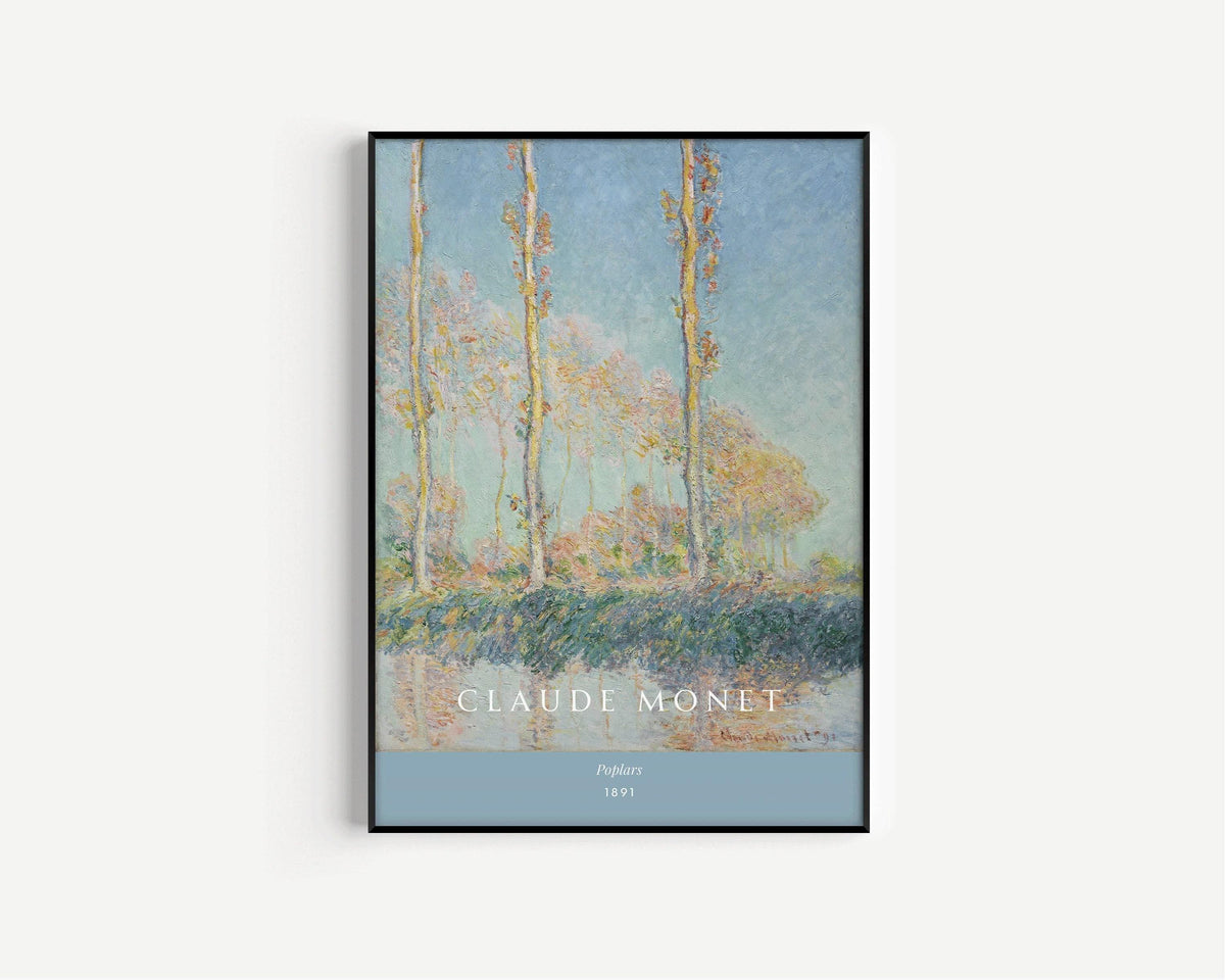 Claude Monet - Poplars | Famous Art (available handframed or unframed)