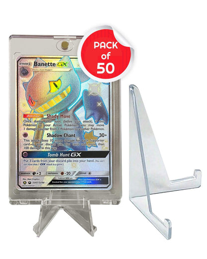 Support de présentation de cartes EVORETRO - Support de cartes de jeu transparent et durable 35-260PT
