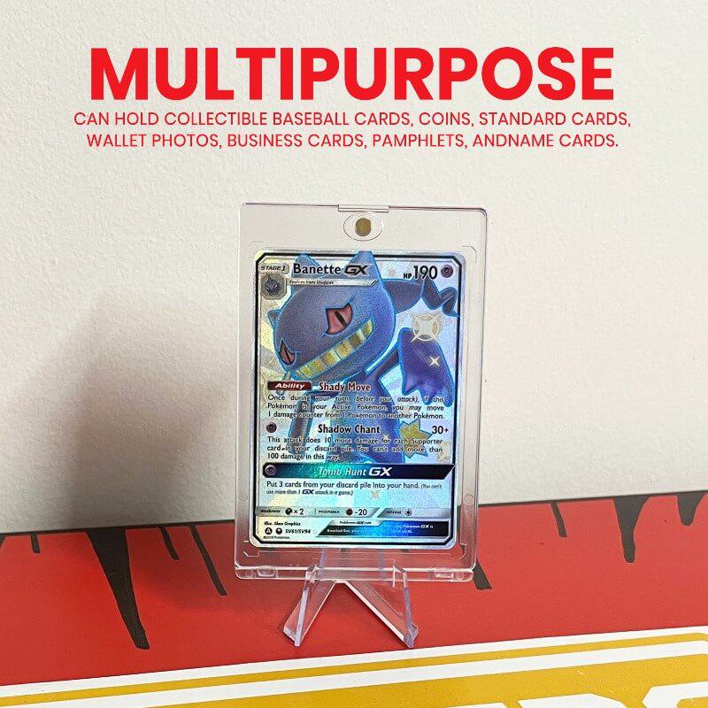 Support de présentation de cartes EVORETRO - Support de cartes de jeu transparent et durable 35-260PT