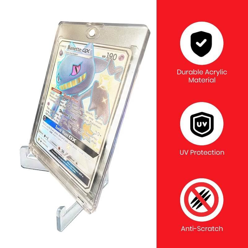 Support de présentation de cartes EVORETRO - Support de cartes de jeu transparent et durable 35-260PT