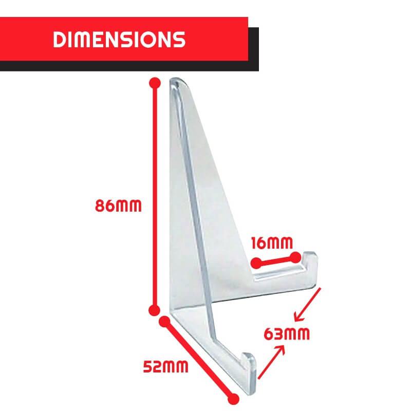 Support de présentation de cartes EVORETRO - Support de cartes de jeu transparent et durable 35-260PT