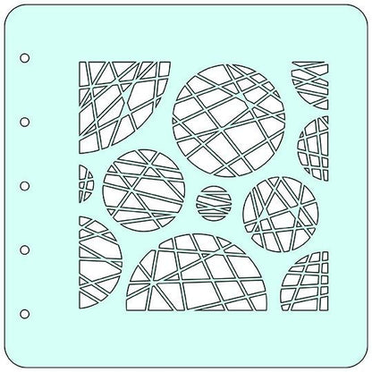 Pochoir Nellie's Choice A6 pour Set de Couleurs Magnétiques Cercles