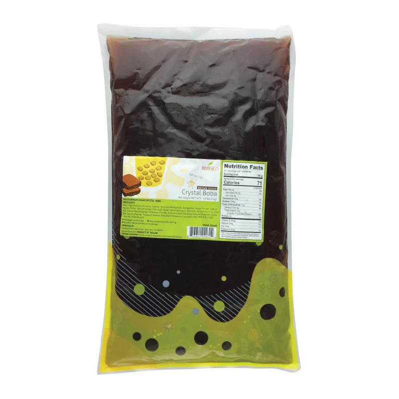 Brown Sugar | Crystal Boba | Agar Jelly Boba | Bossen Canada | Ships Free Within Canada on Orders Above CAD $199