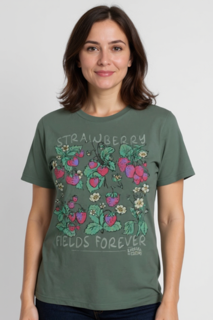 T-shirt The Beatles Strawberry Fields