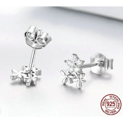Dazzling Starry Night: 925 Silver Necklace & Ring Set With Cubic Zirconia