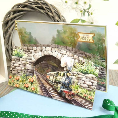 Plaque de superposition de découpage "La vie est un voyage"