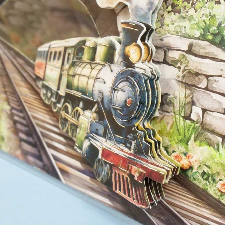 Plaque de superposition de découpage "La vie est un voyage"