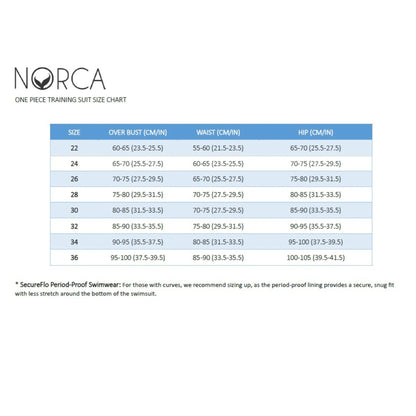 Blaze Tie-Back One-Piece Training Swimsuit by Norca
