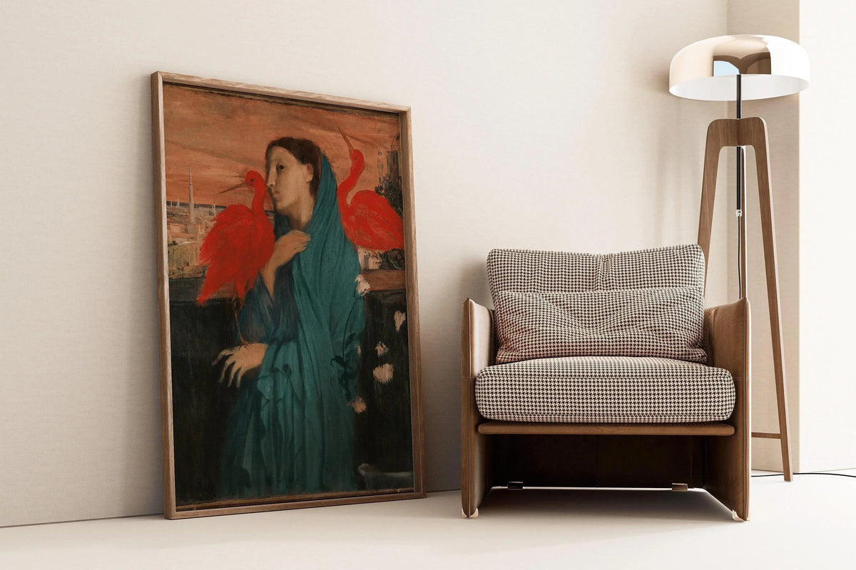 Edgar Degas Ibis | Œuvre d'art célèbre (disponible encadrée à la main ou sans cadre)