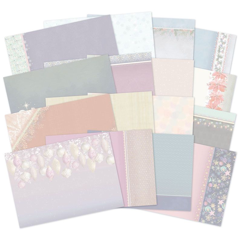 Inserts de luxe pour cartes de Noël contemporaines