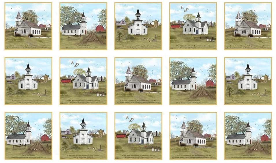 Amazing Grace Panel- Churches In Blocks