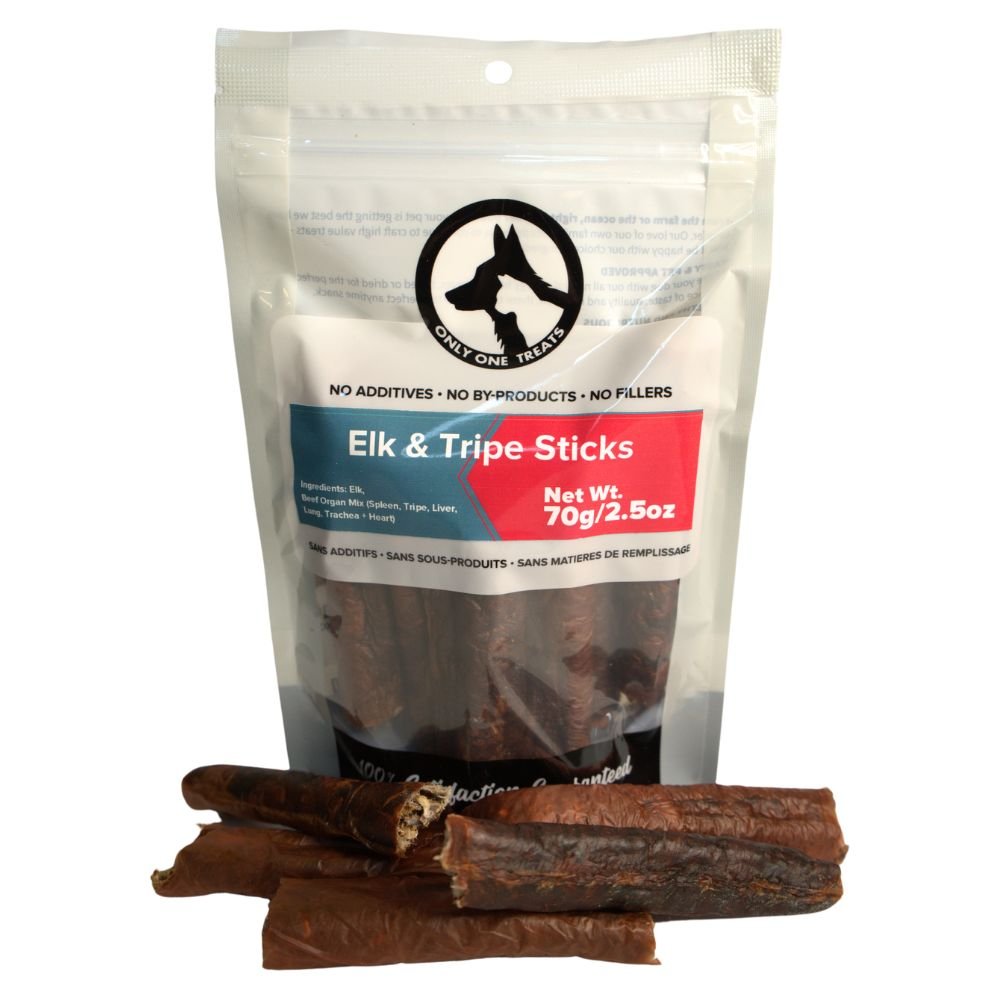 Bâtonnets de panse d'élan et de bœuf 70g