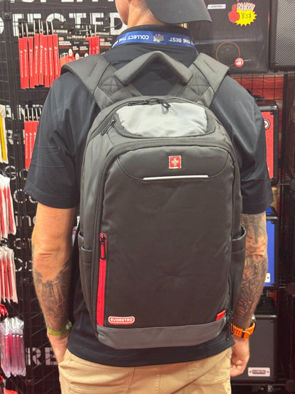Ensemble sac à dos et étui de classement EVORETRO – Rangement de voyage sécurisé pour cartes classées et objets de collection
