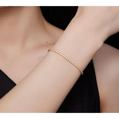 925 Sterling Silver CZ Tennis Bracelet