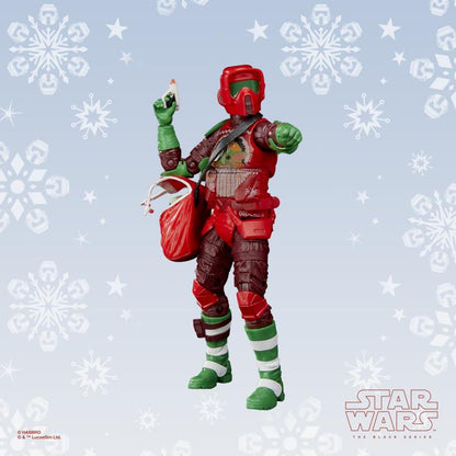 Hasbro - Star Wars The Black Series Scout Trooper 15 cm - Édition Noël - Figurine Exclusive