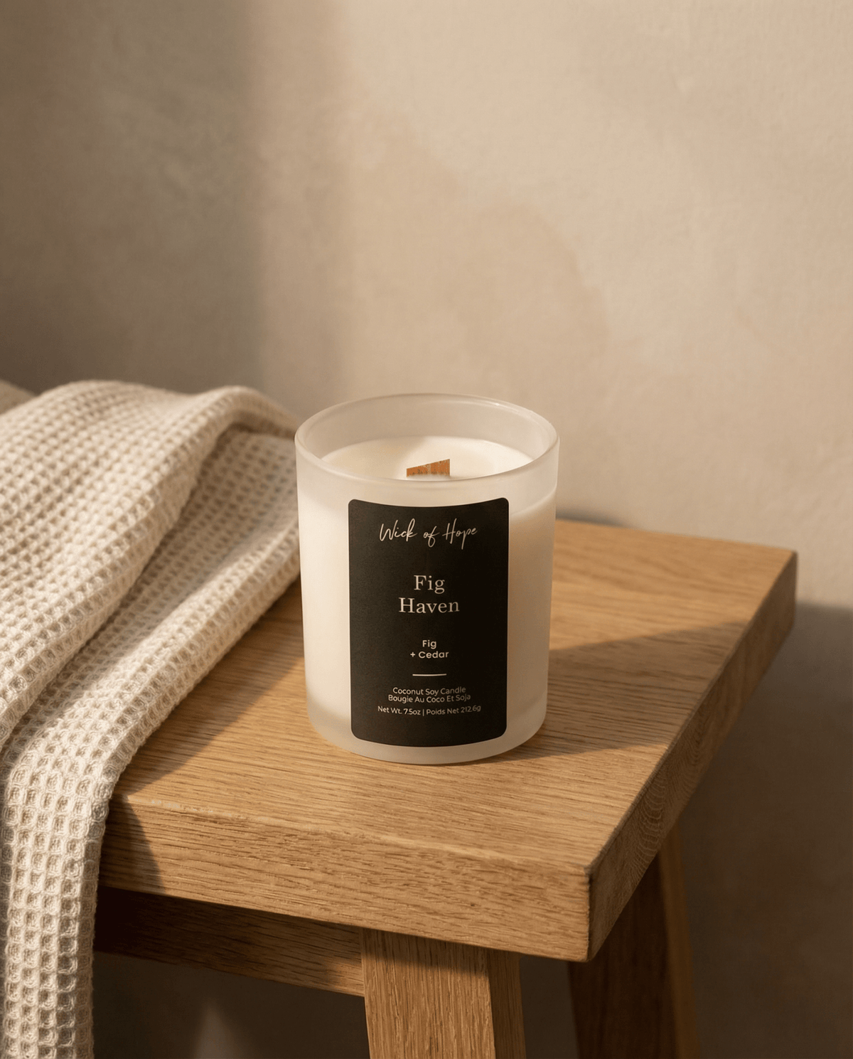 Bougie Fig Haven | Figue + Cèdre