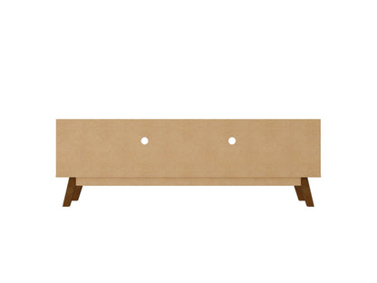 Malmo Modern 70.8" TV Stand with 2 Drawers - Beige/Brown