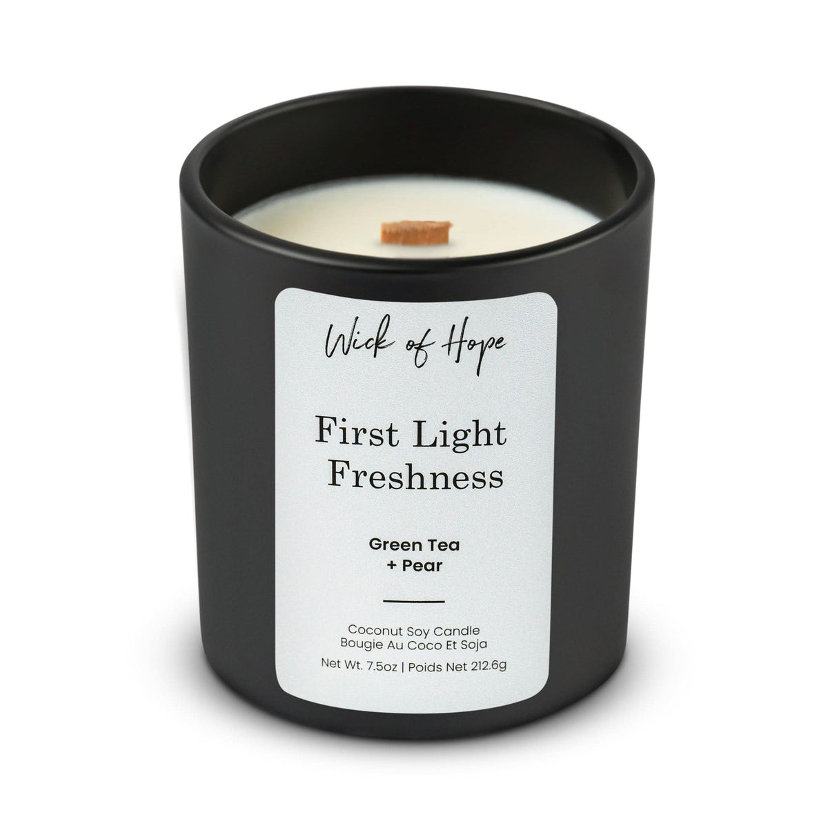 First Light Freshness Candle | Green Tea + Pear