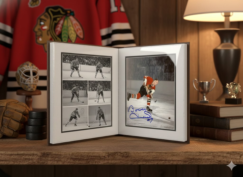 Bobby Hull Autographed 51st Goal 8x10 Photograph