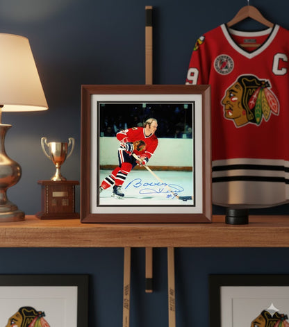 Bobby Hull Autographed 8x10 Action Photograph