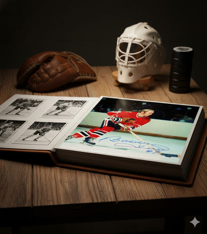 Bobby Hull Autographed 8x10 Action Photograph