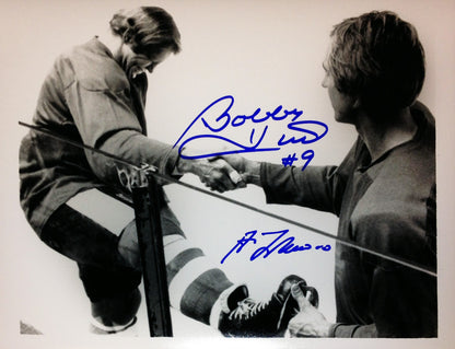Bobby Hull & Guy Lafleur Dual Signed 8x10 Photograph