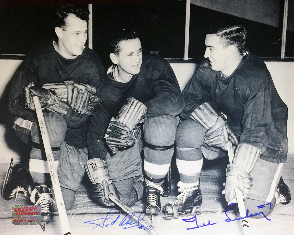 Sid Abel & Ted Lindsay Signed 8x10 Photo