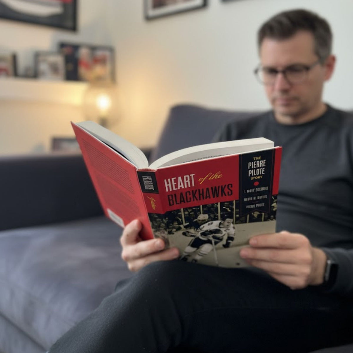 Heart of the Blackhawks Softcover Book Signed by Pierre