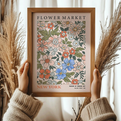 Impression d'art Marché aux fleurs : Exposition botanique de New York, Papier Giclée