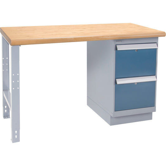 Industrial-Duty Workbench, 1000 lbs Cap., 60" W x 24" D, 34" H