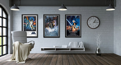 Star Wars Episode IV A New Hope Lightsaber Framed Poster