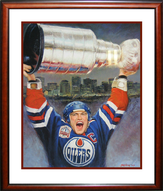 Mark Messier Limited Edition Lithograph /1111 (32x28)