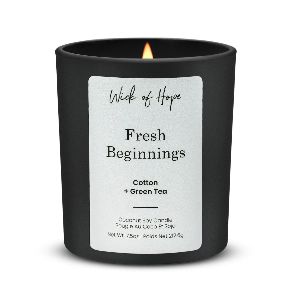 Fresh Beginnings Candle | Cotton + Green Tea