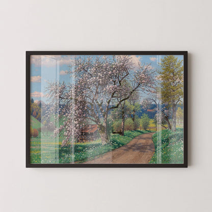 Fritz M√ºller-Landeck Spring Day Print: German Countryside Art