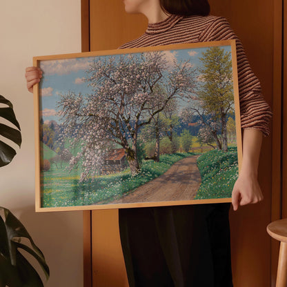Fritz M√ºller-Landeck Spring Day Print: German Countryside Art