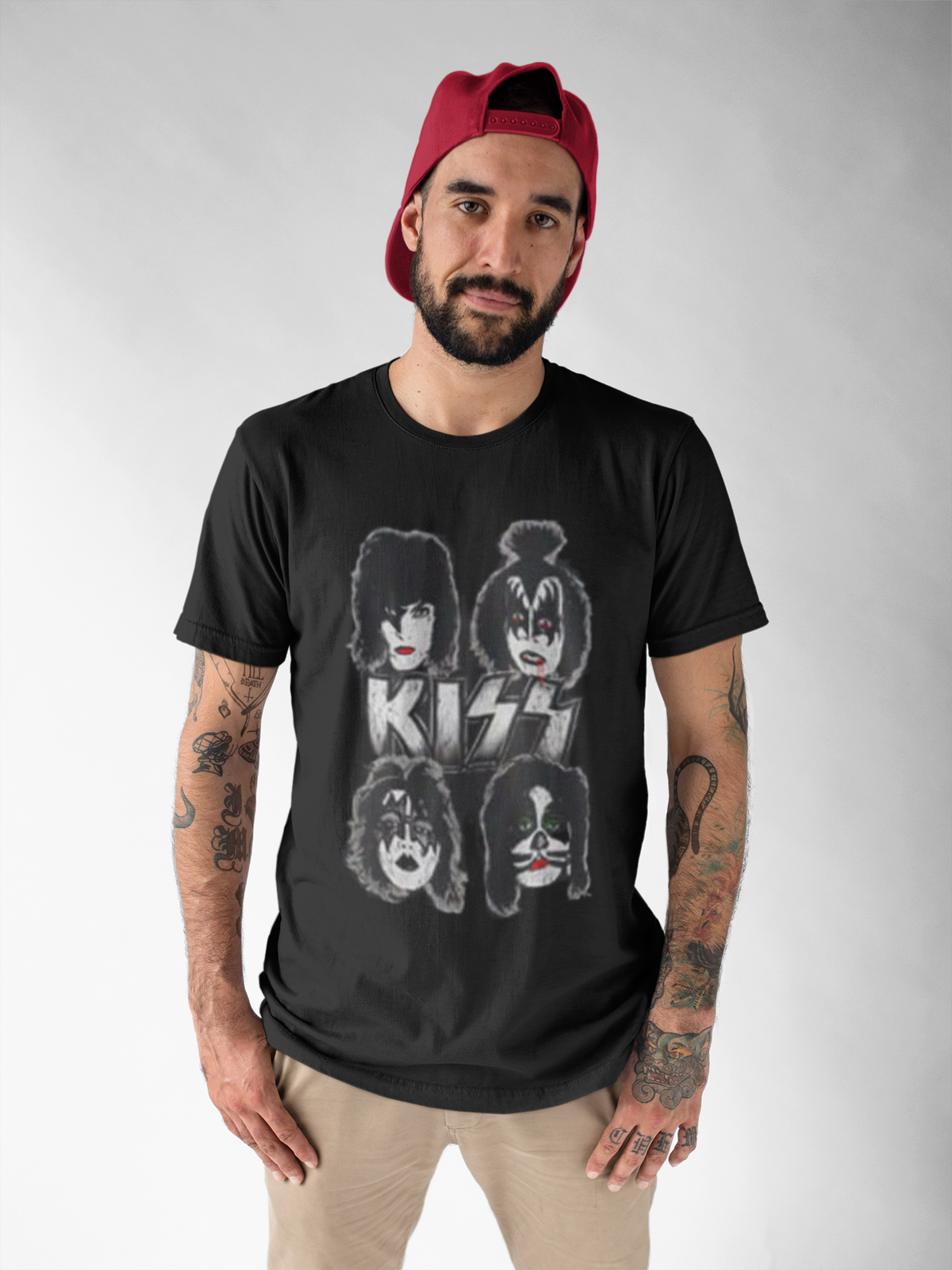 T-shirt noir KISS Dynasty Couverture