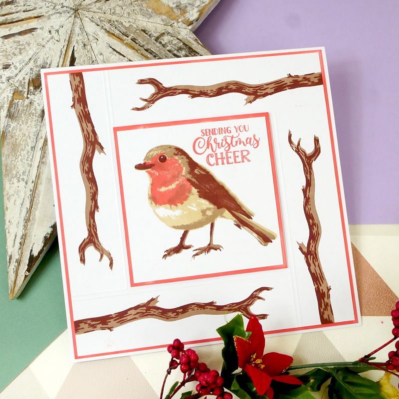 For the Love of Stamps - Layering Red Robin