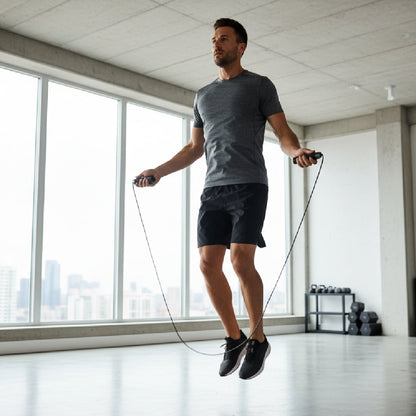 HAJEX Adjustable Jump Rope - PVC Coated Steel Wire