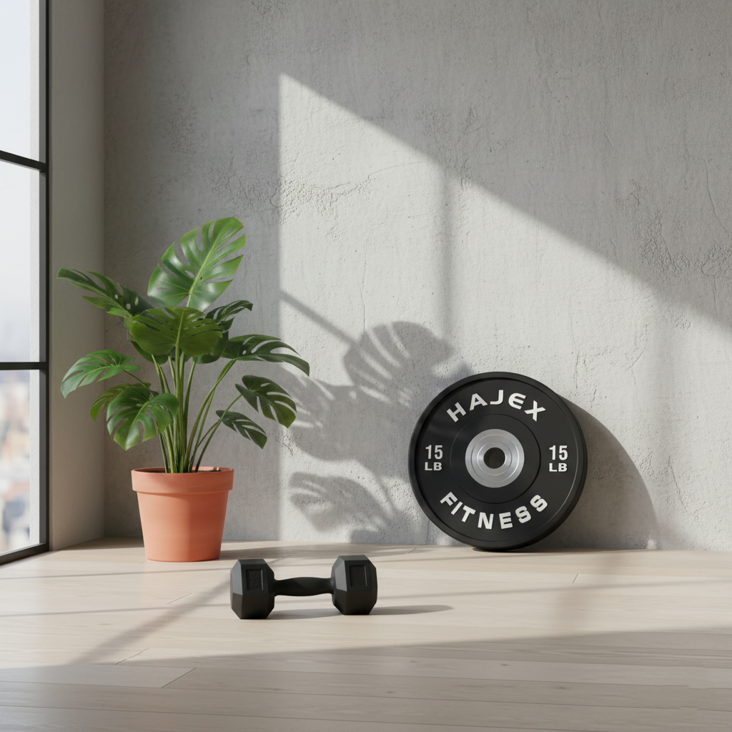 Plaques de pare-chocs HAJEX Olympic Competition Steel Hub colorées - 15, 25, 35, 45, 55 LB