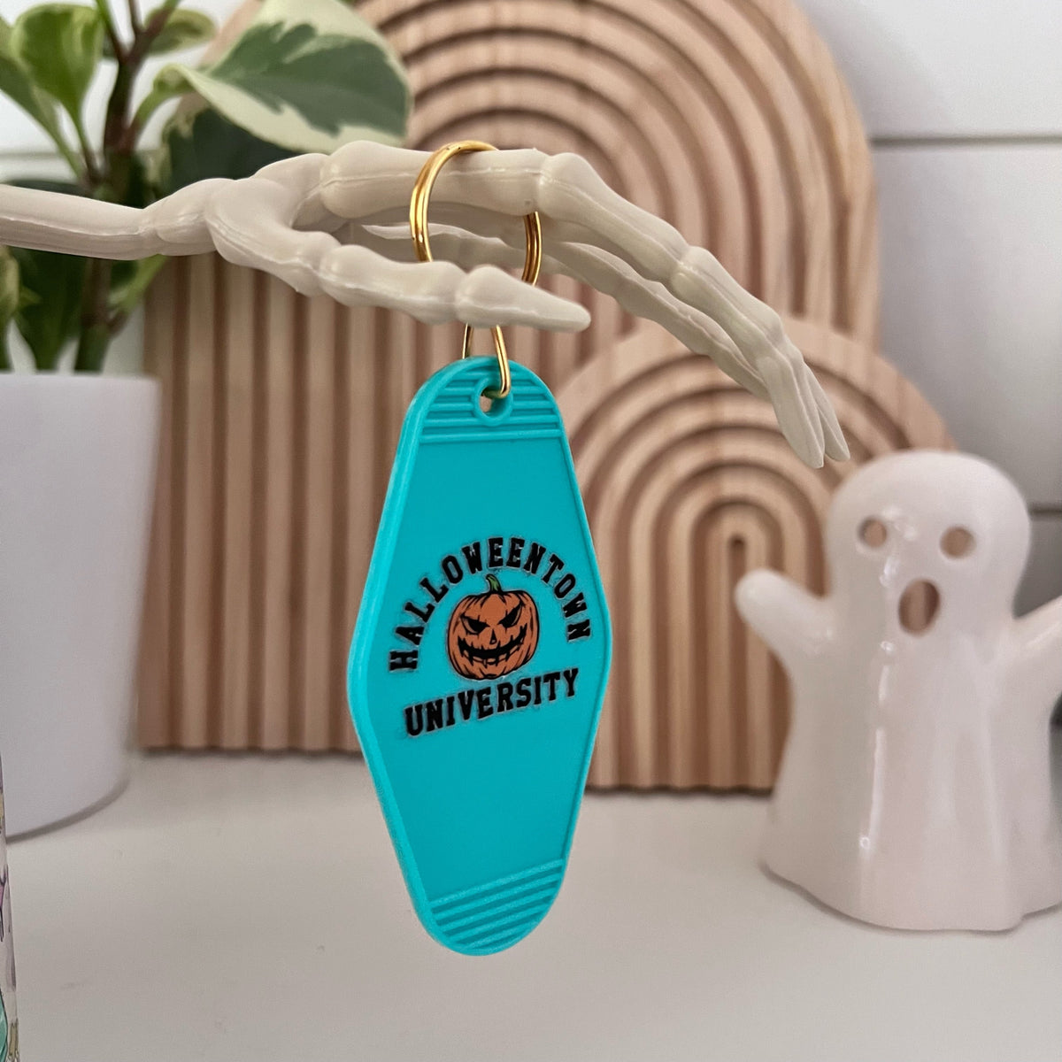 Halloween Town University Keychain
