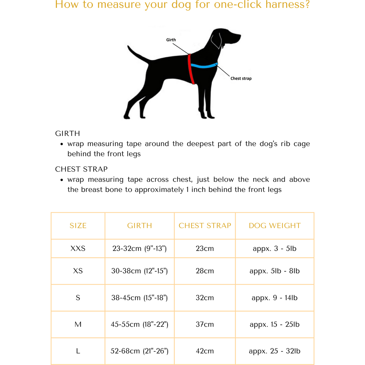 Harnais pour chien Cardinal One-Click