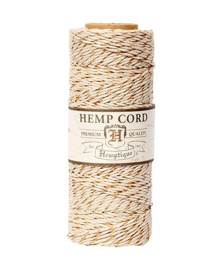 Hemptique #20 Bobines de corde de chanvre métallique 50 g