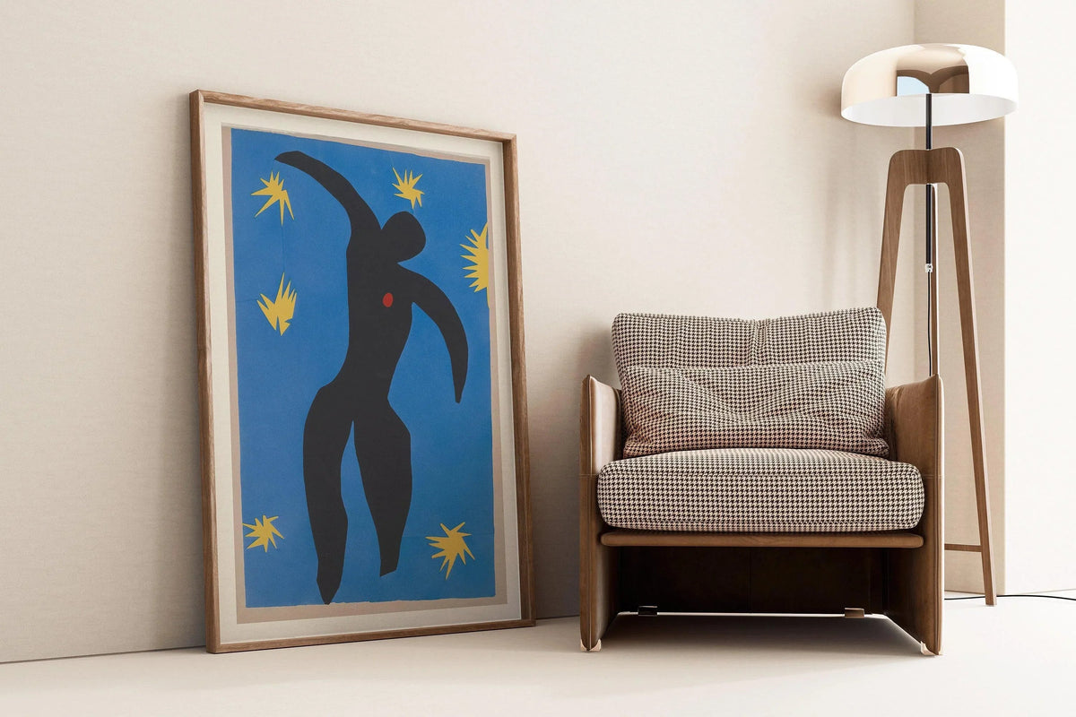 Henri Matisse - Icarus | Famous Art Papier Decoupes (available handframed or unframed)