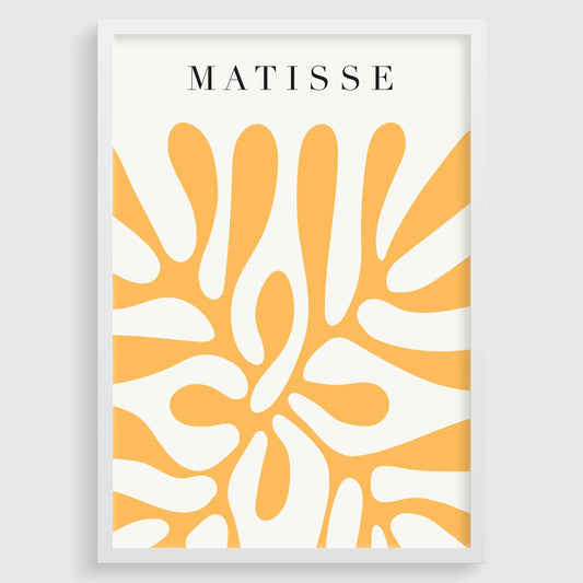 Henri Matisse - Papier Decoupes in Yellow | Famous Art (available handframed or unframed)
