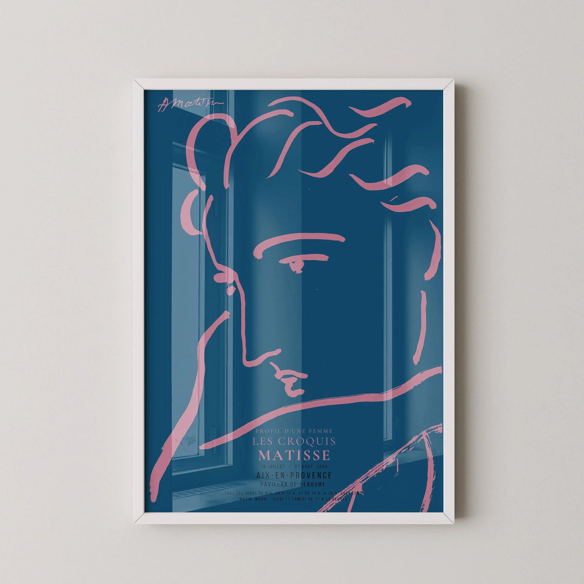 Henri Matisse Woman Profile Art Print: Giclee Fine Art