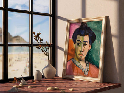 Henri Matisse - The Green Stripe | Famous Art Madame Matisse (available handframed or unframed)