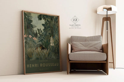 Henri Rousseau - The EQUATORIAL JUNGLE | Famous Art (available handframed or unframed)