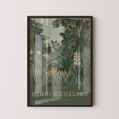 Henri Rousseau - The EQUATORIAL JUNGLE | Famous Art (available handframed or unframed)