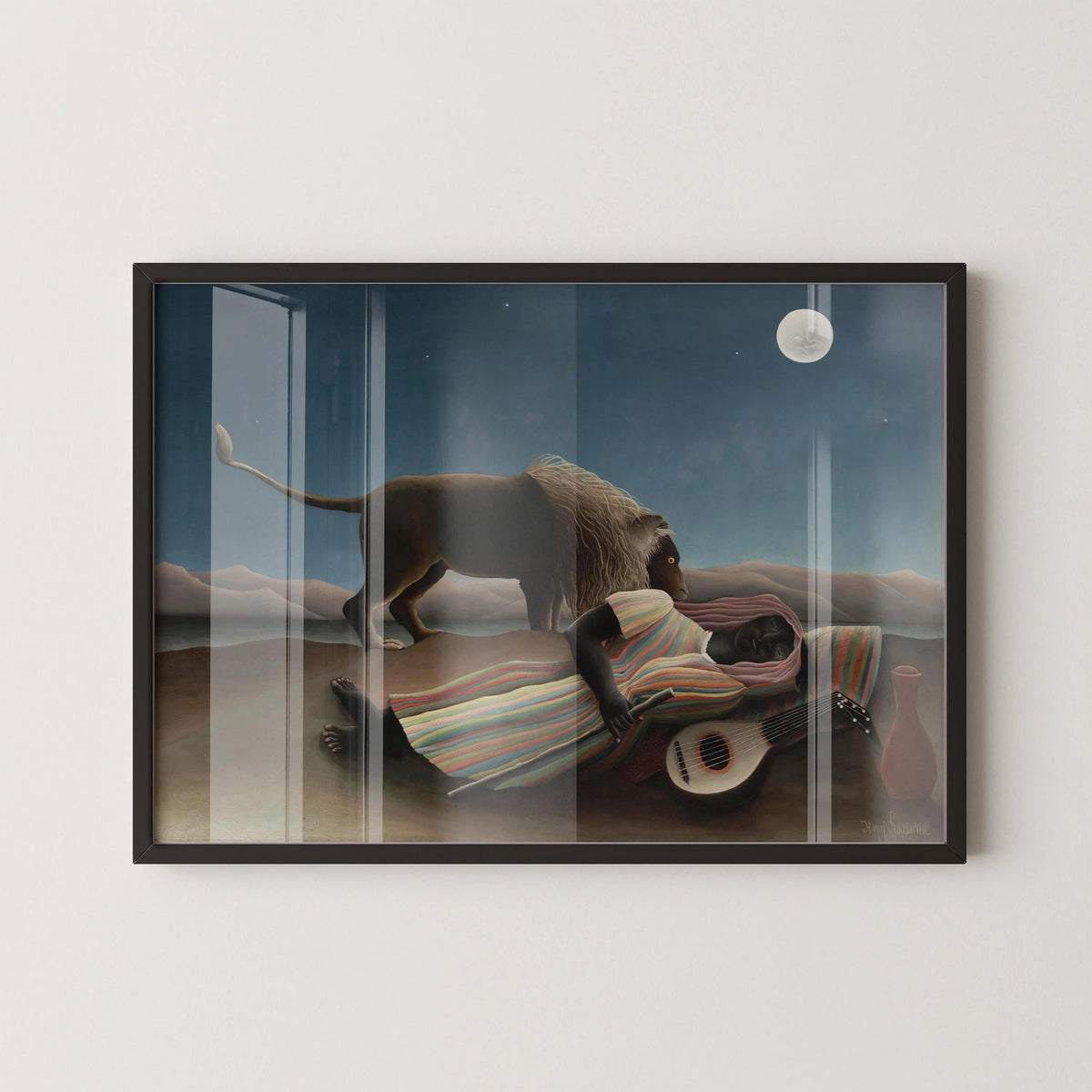 Henri Rousseau - The Sleeping Gypsy | Famous Art (available handframed or unframed)