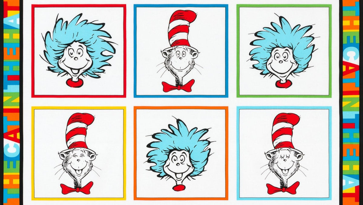 Dr. Suess-  Cat in the Hat Panel - Robert Kaufman